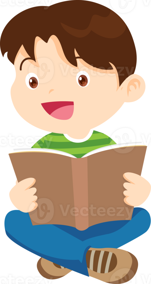 children reading books png