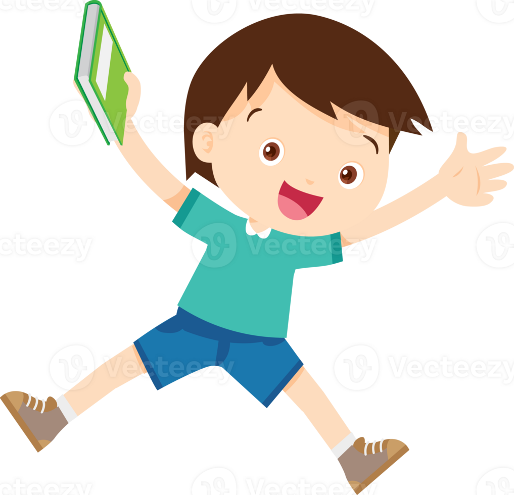 children reading books png