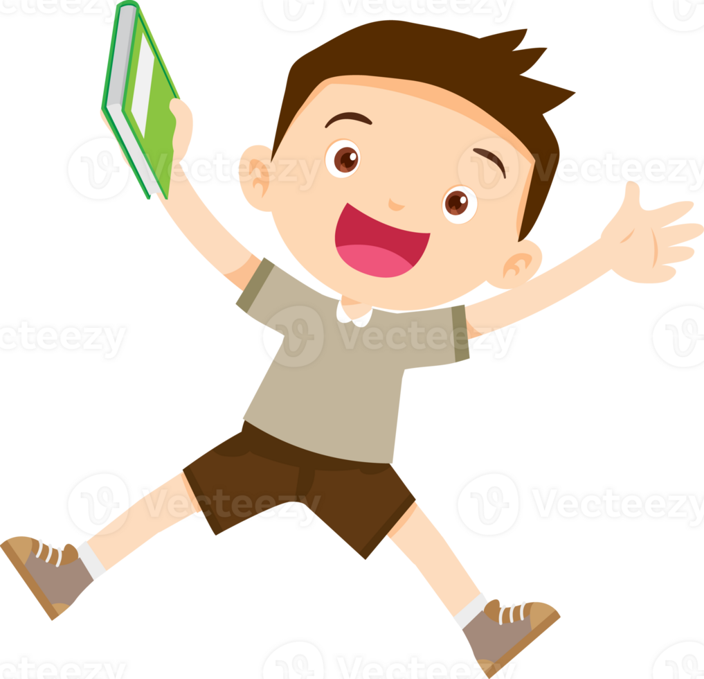 children reading books png