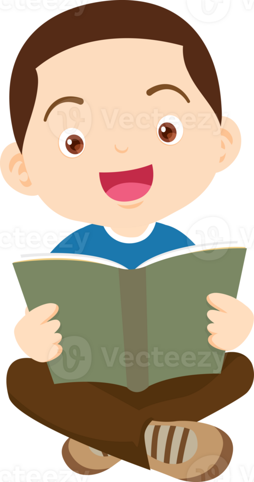 children reading books png
