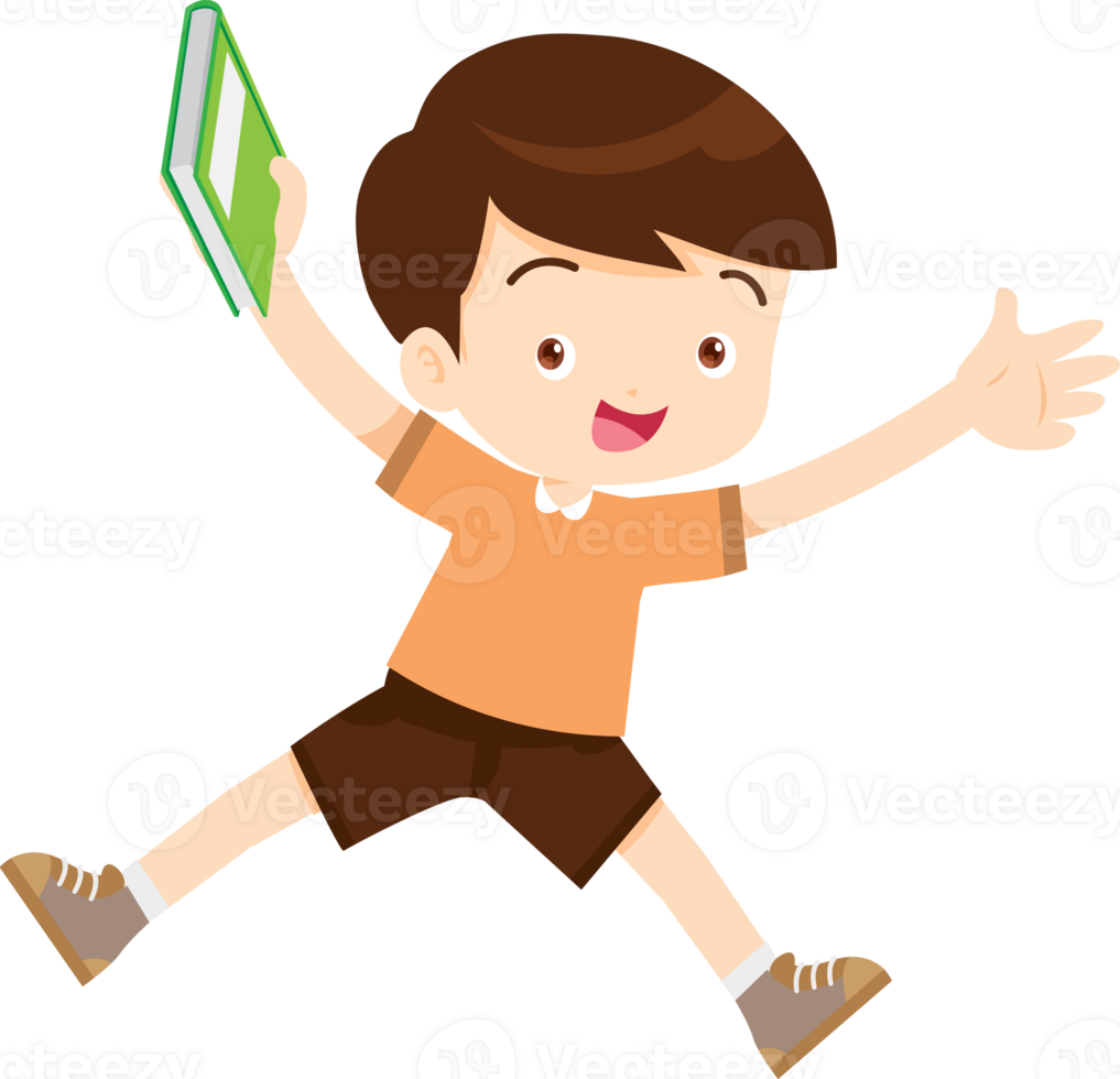 children reading books png