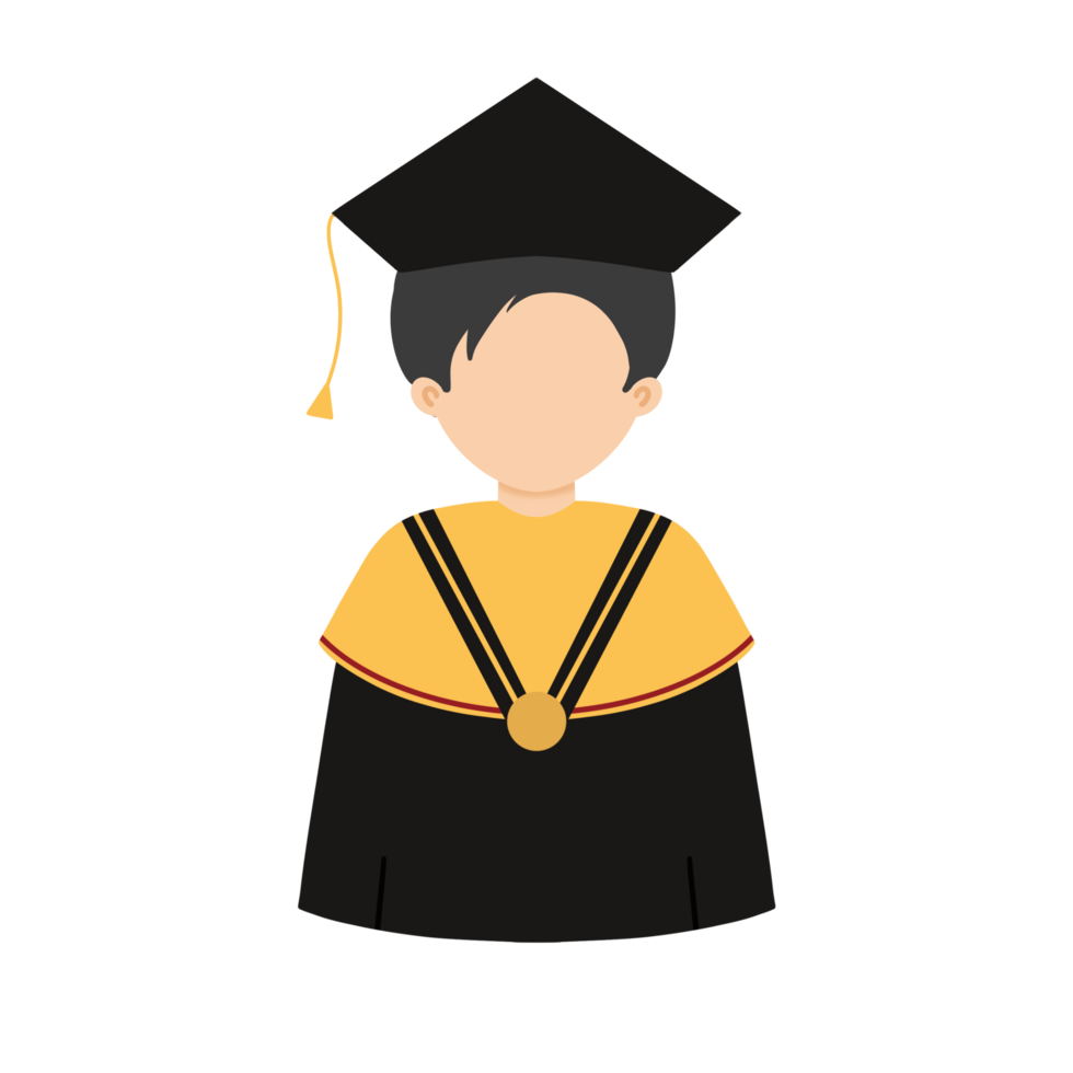 Muslim Graduation Character png