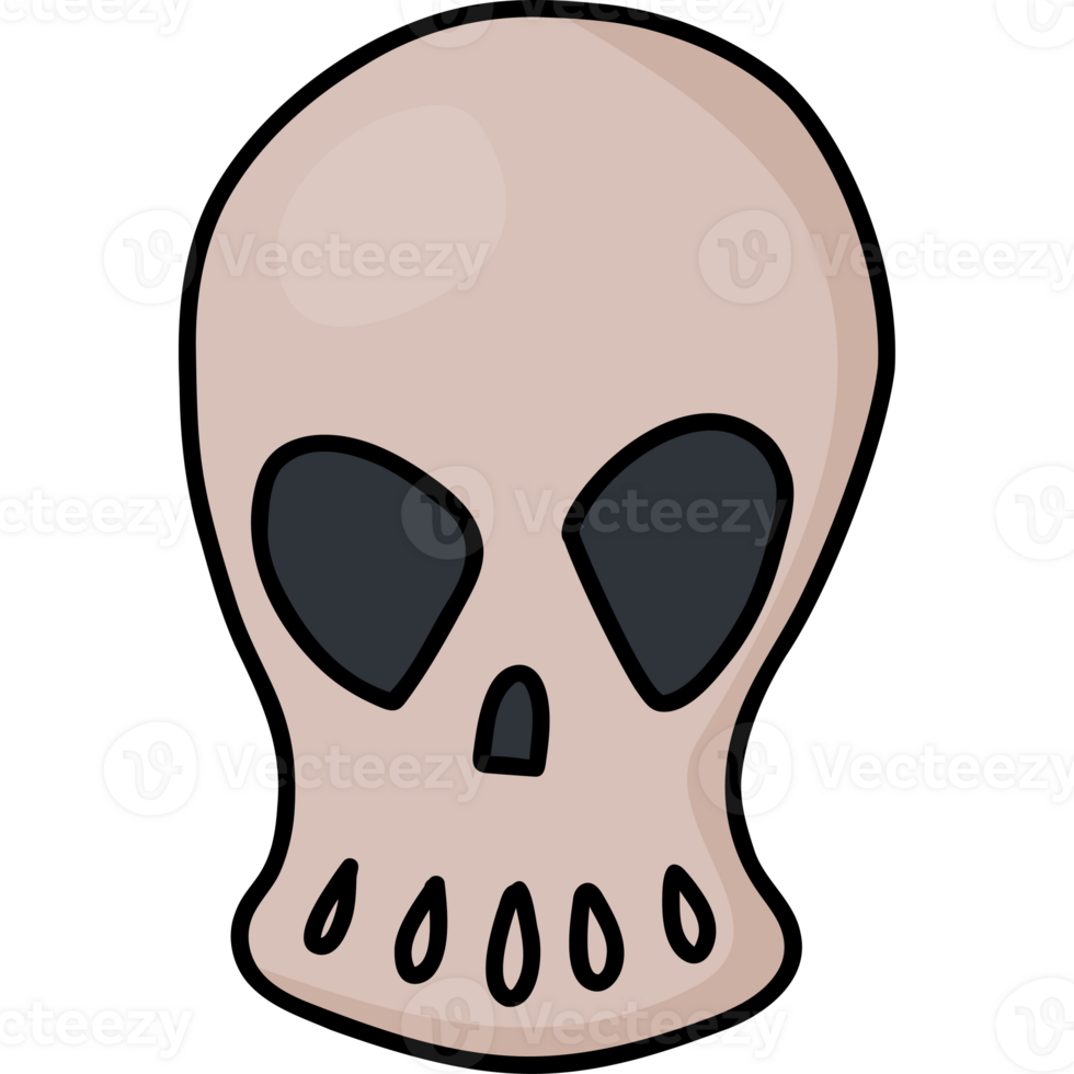 Scull scary . drawing png