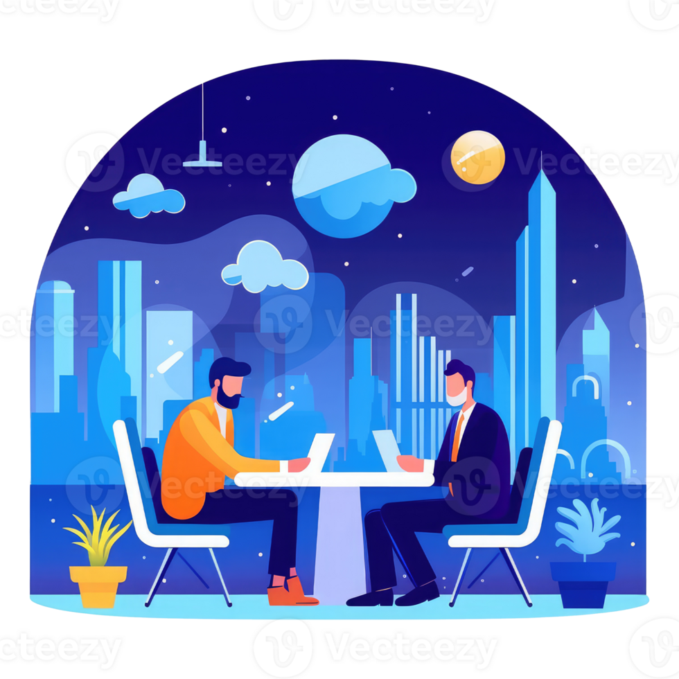 Business Consulting meeting working and brainstorming new business project finance investment concept . AI Generated png