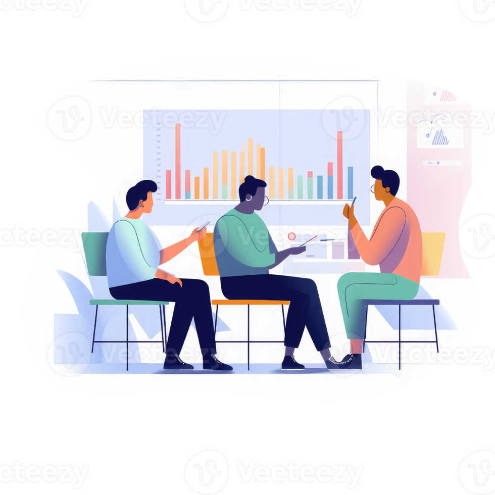 people sitting in the classroom . AI Generated png
