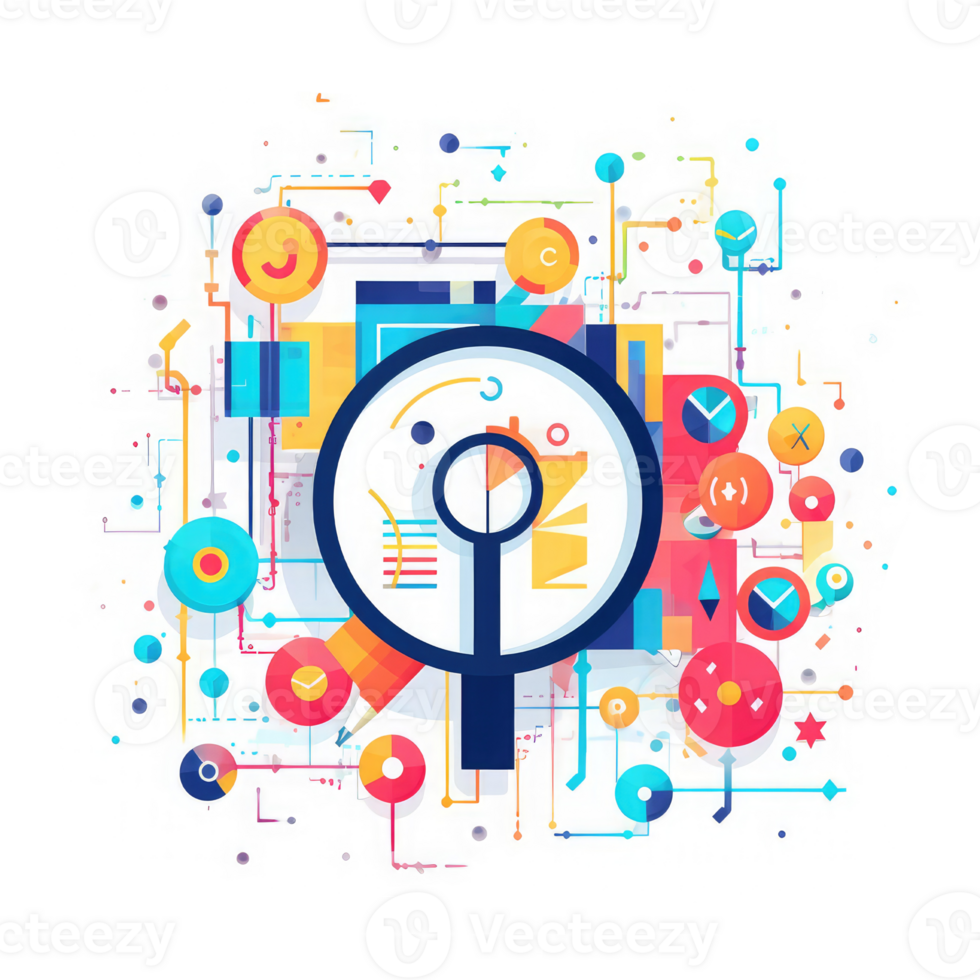 Visualizing SEO Success Concepts for Understanding Search Engine Optimization . AI Generated png