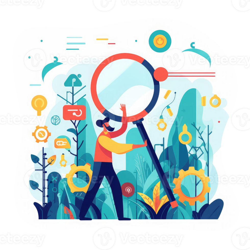 Visualizing SEO Success Concepts for Understanding Search Engine Optimization . AI Generated png