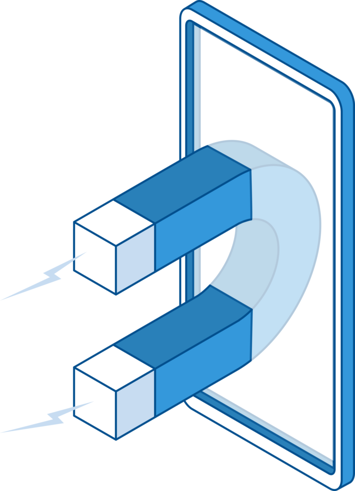 magnet on phone png