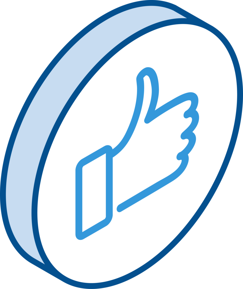 like icon isometric png