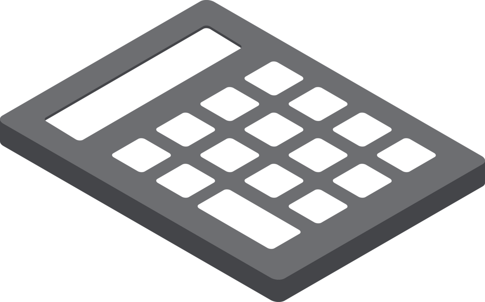 Icon of isometric calculator png