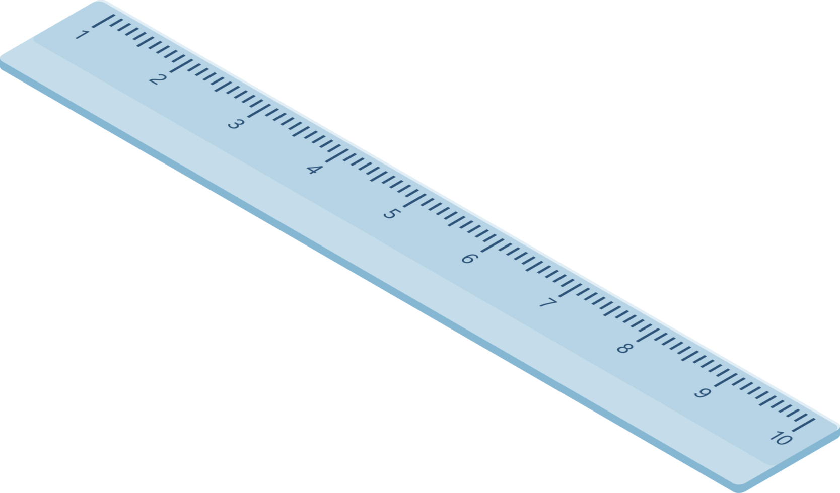 Isometric ruler icon png