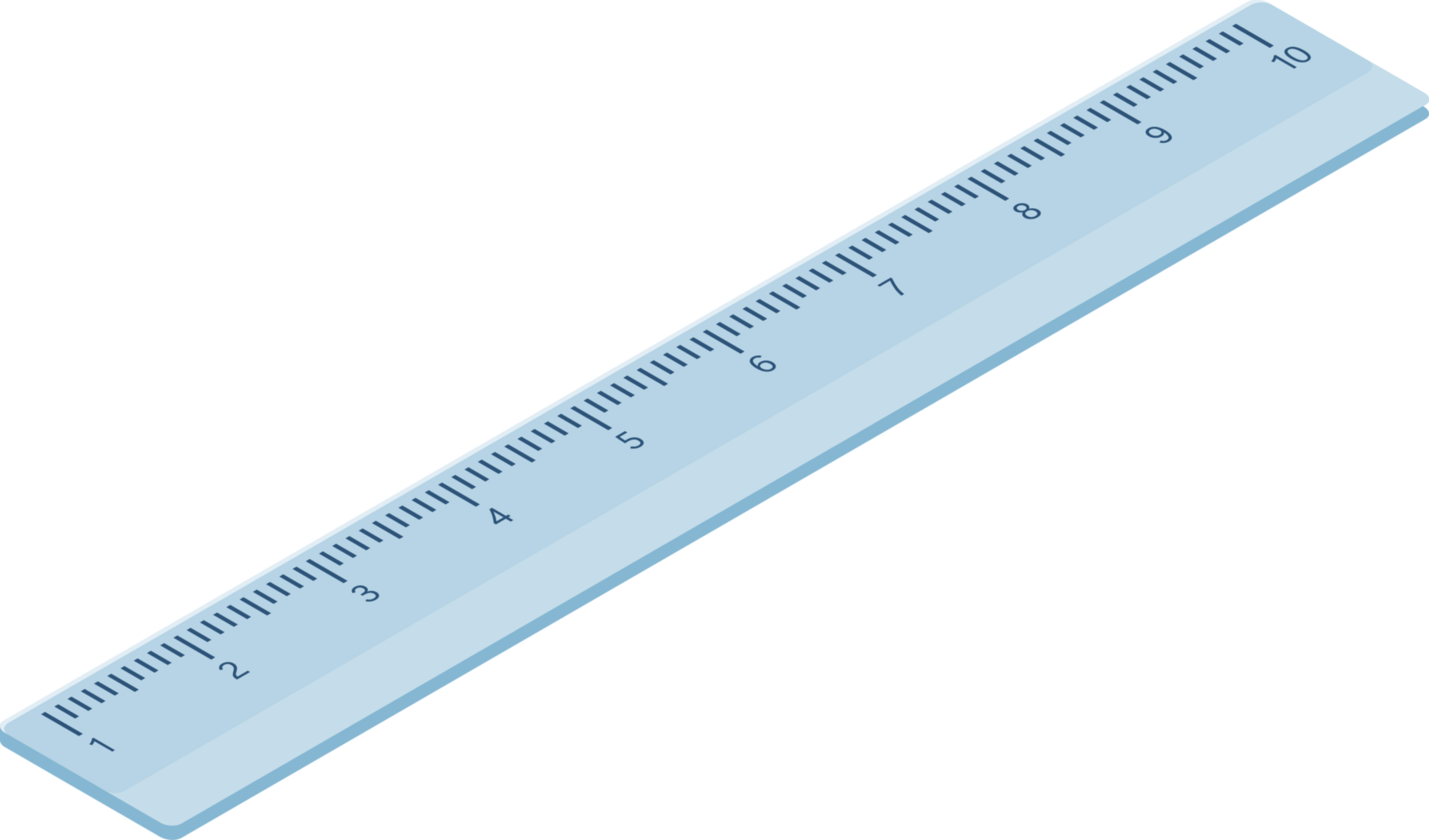 Isometric ruler icon png