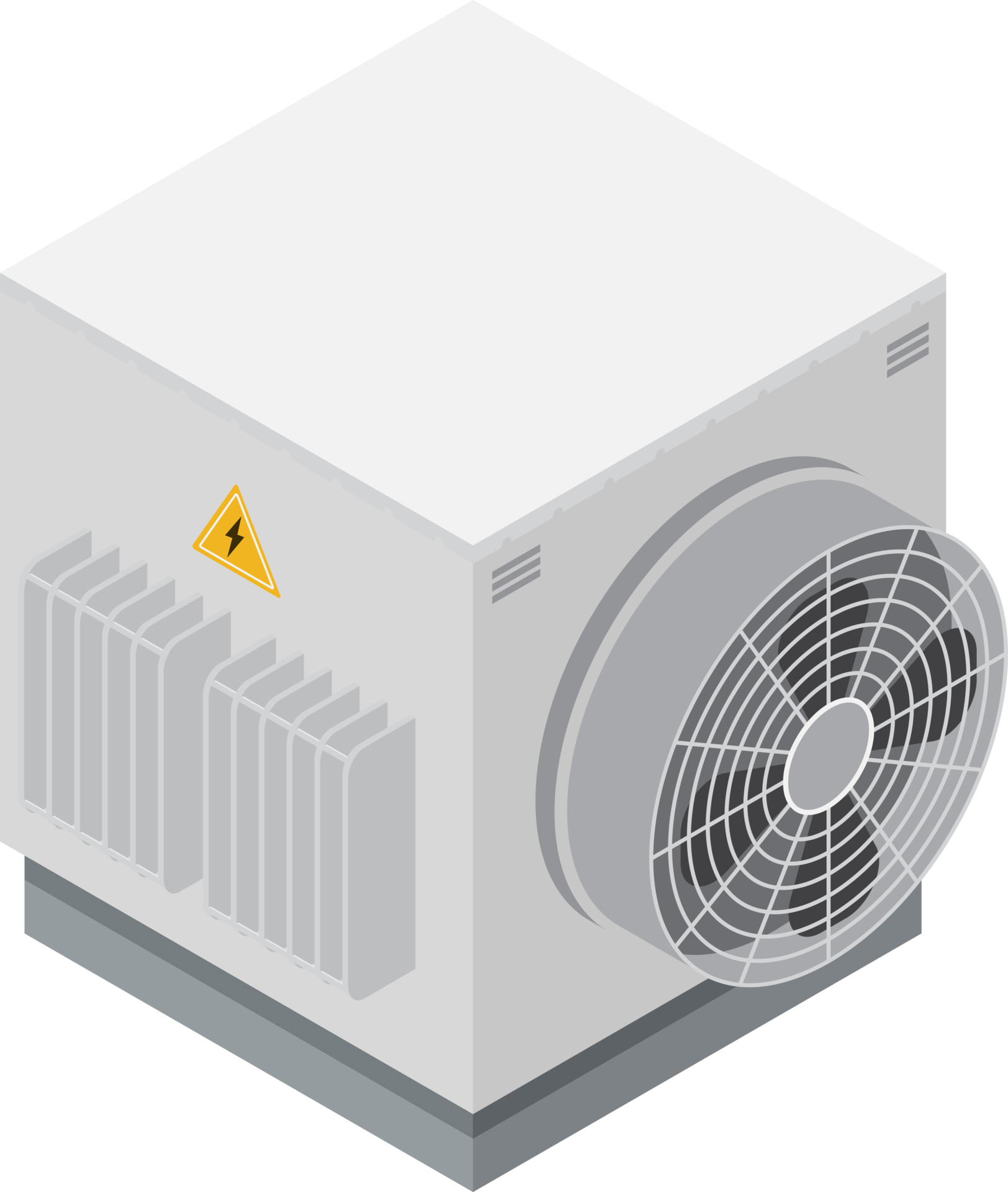 Air conditioning in isometric style 27853938 PNG