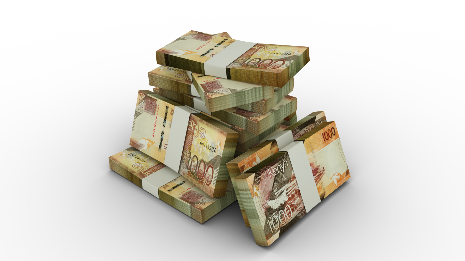 3d Rendering Of Stacks Of 1000 Kenyan Shilling Notes Bundles Of Kenyan 3d-rendering-of-stacks-of-1000-kenyan-shilling-notes-bundles-of-kenyan