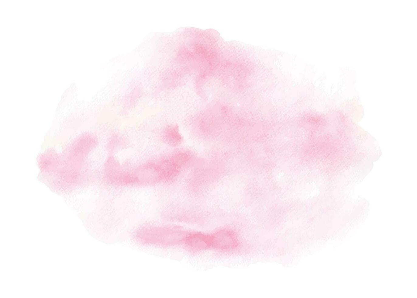 Abstract stains bright pink watercolor shape vector