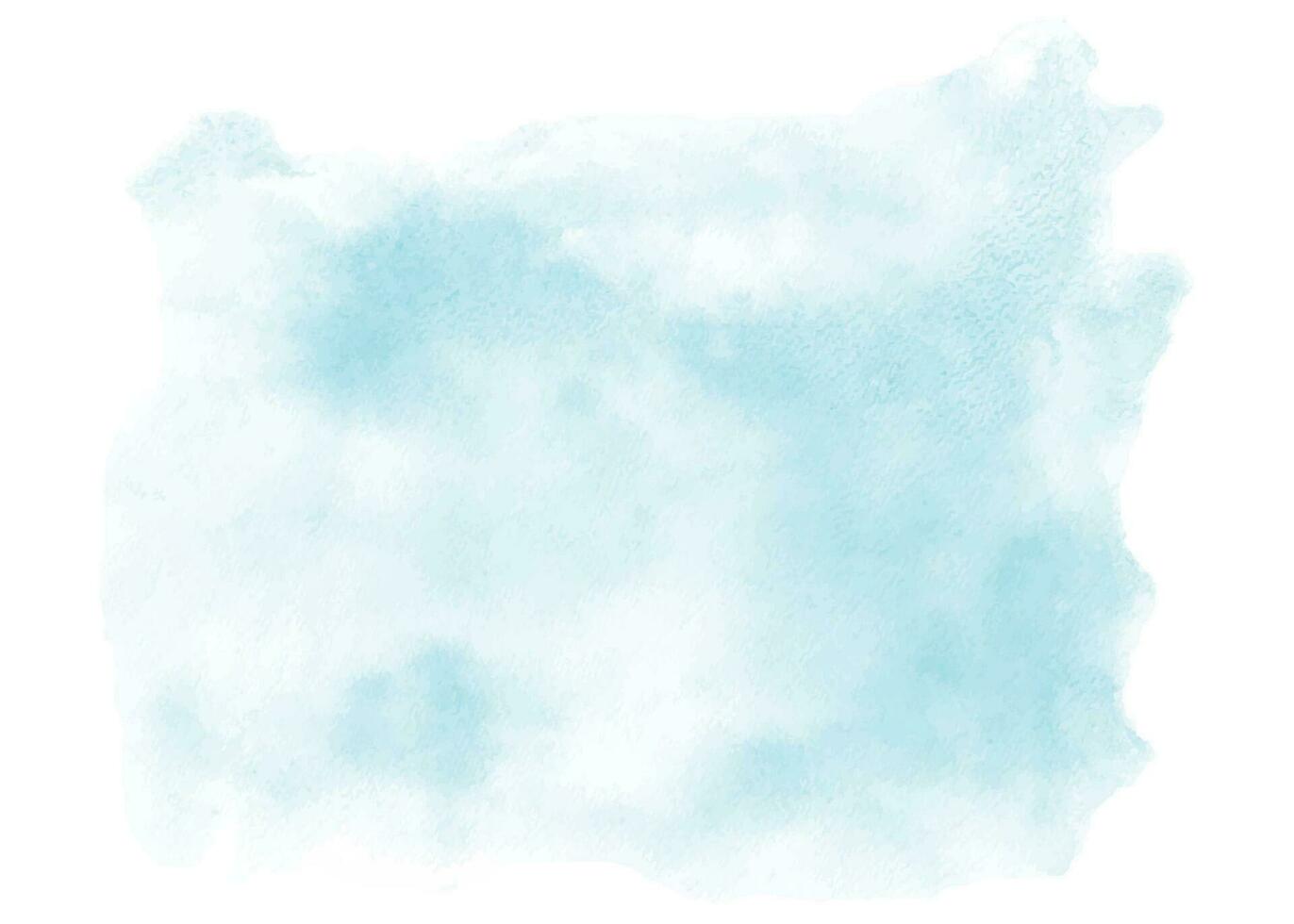 Abstract stains bright blue watercolor for background vector