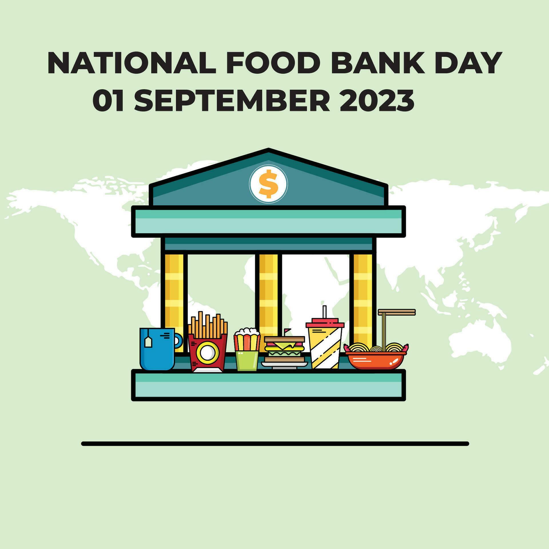 National Food Bank Day 27854336 Vector Art at Vecteezy