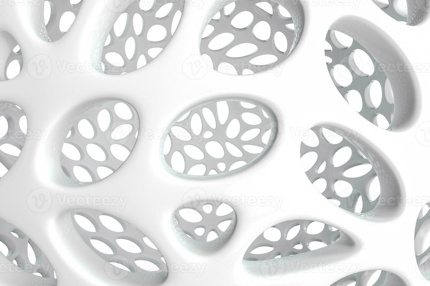 Organic tile holes material, decoration background, 3d rendering. photo