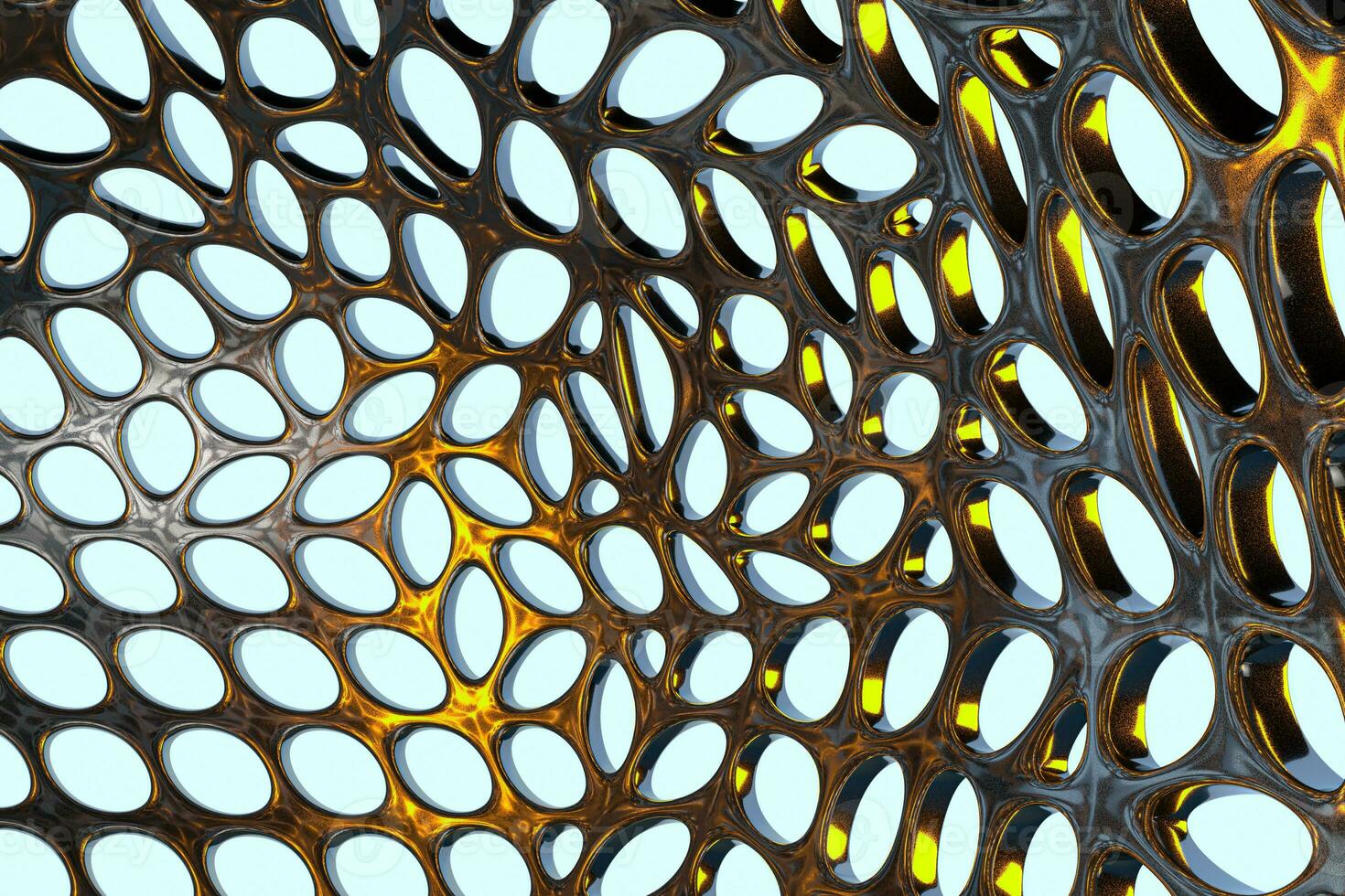 Organic tile holes material, decoration background, 3d rendering. photo