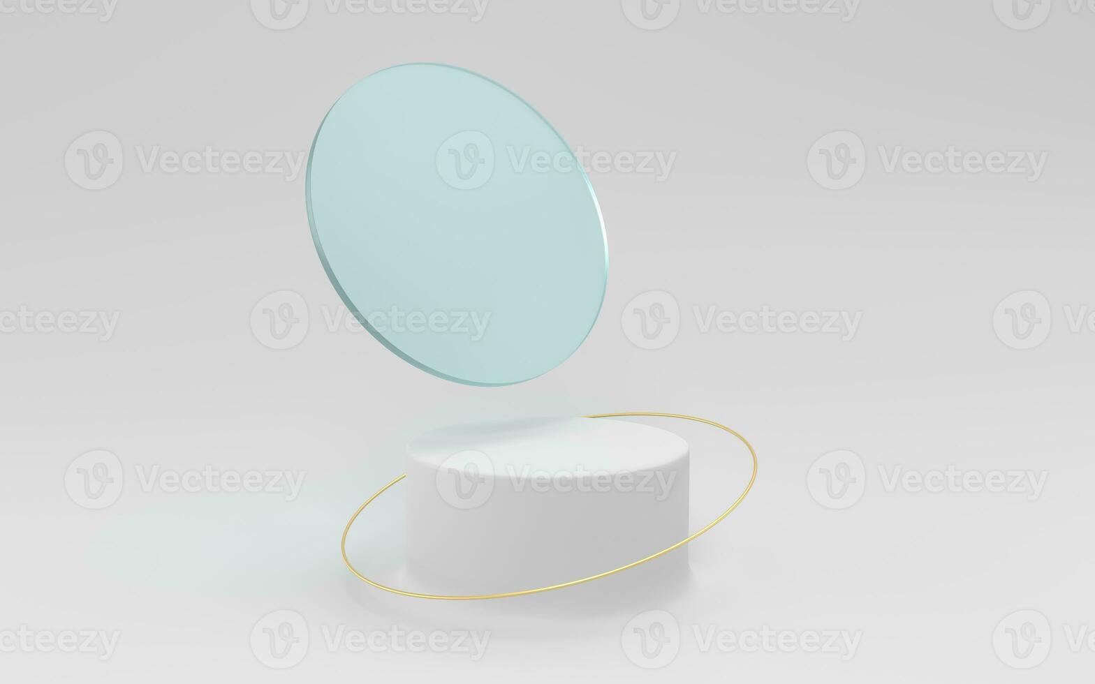 Empty product stage, product advertising concept, 3d rendering. photo