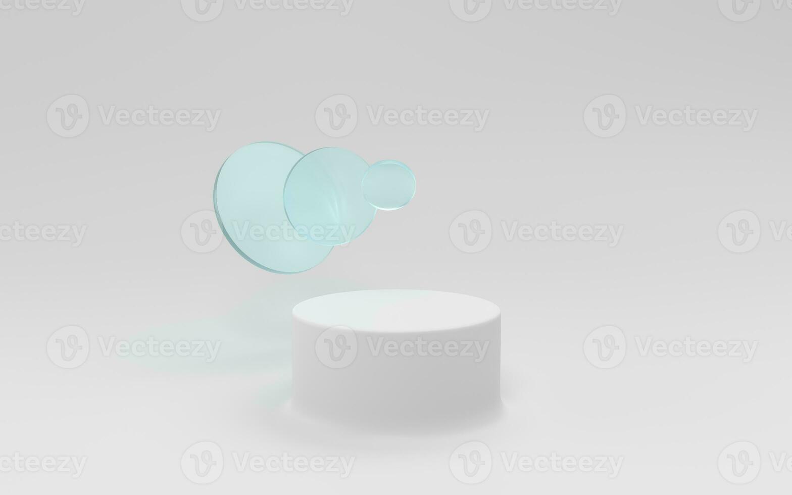 Empty product stage, product advertising concept, 3d rendering. photo