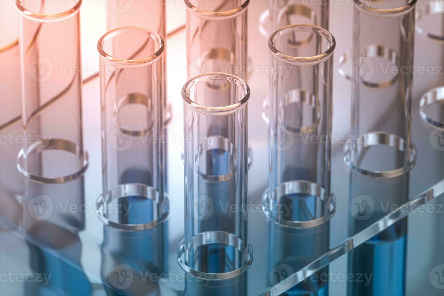 Lab and experimental apparatus,abstract conception,3d rendering. photo