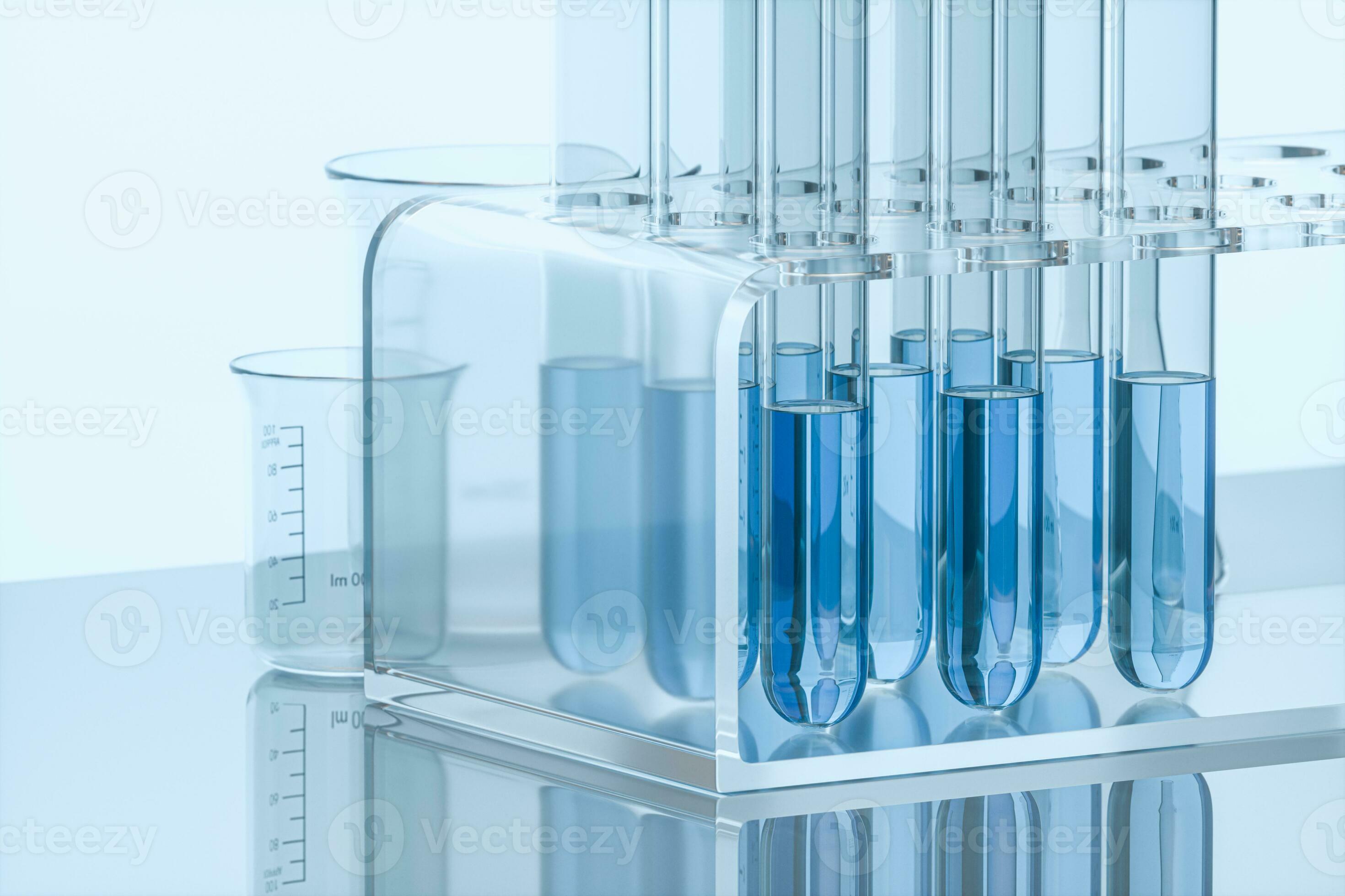 Lab and experimental apparatus,abstract conception,3d rendering