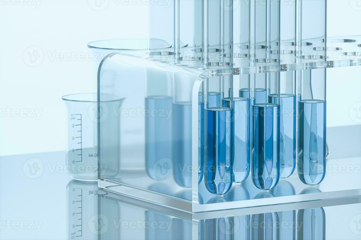 Lab and experimental apparatus,abstract conception,3d rendering. photo