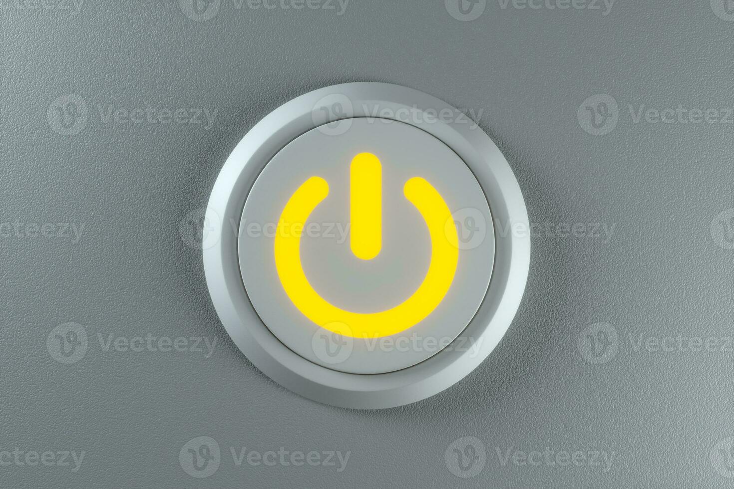 Button and switch with dark background,abstract conception ,3d rendering. photo