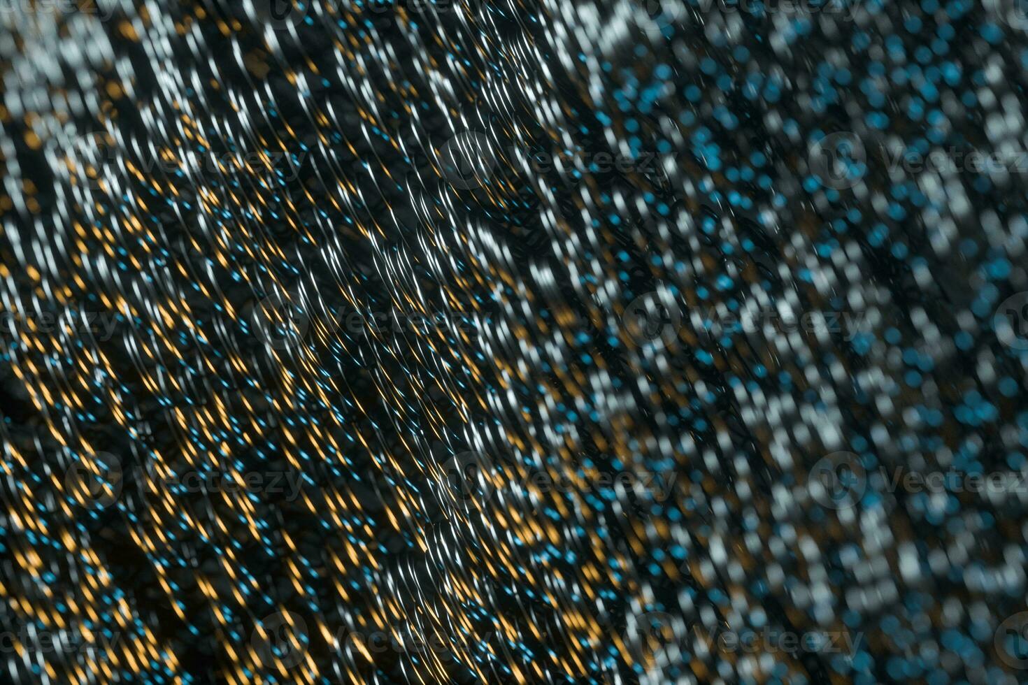 Dense background of metal particles, 3d rendering. photo