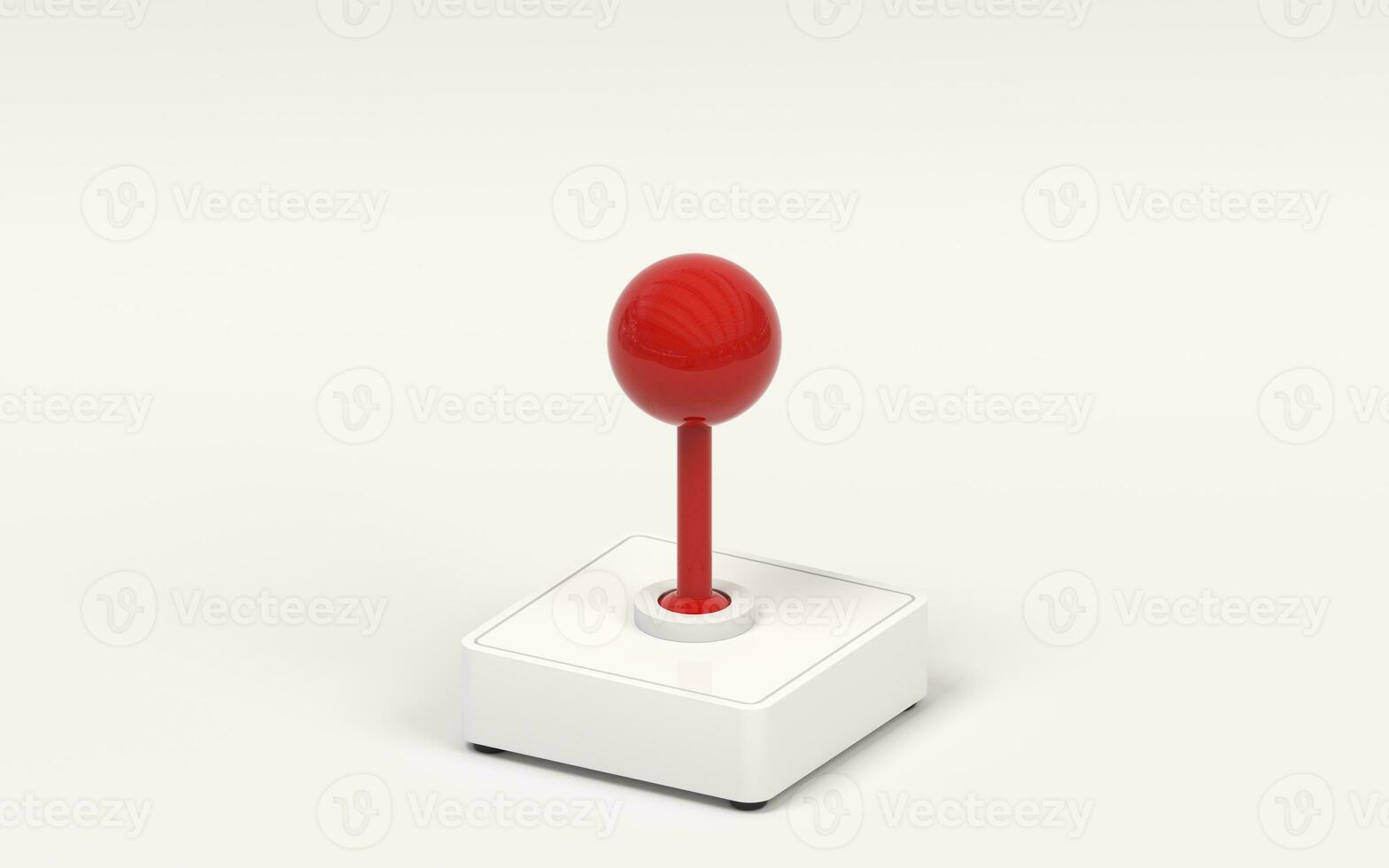 Game hand control, joystick equipment, 3d rendering. photo