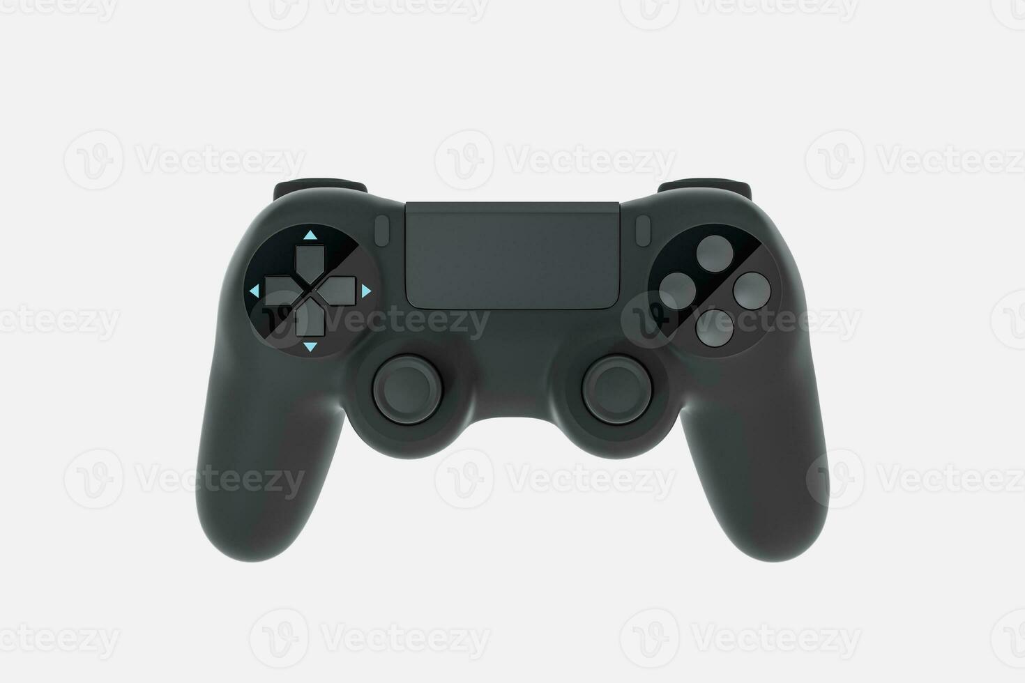 Classic game pad with white background, 3d rendering. photo