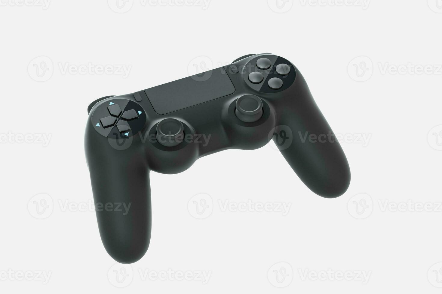 Classic game pad with white background, 3d rendering. photo