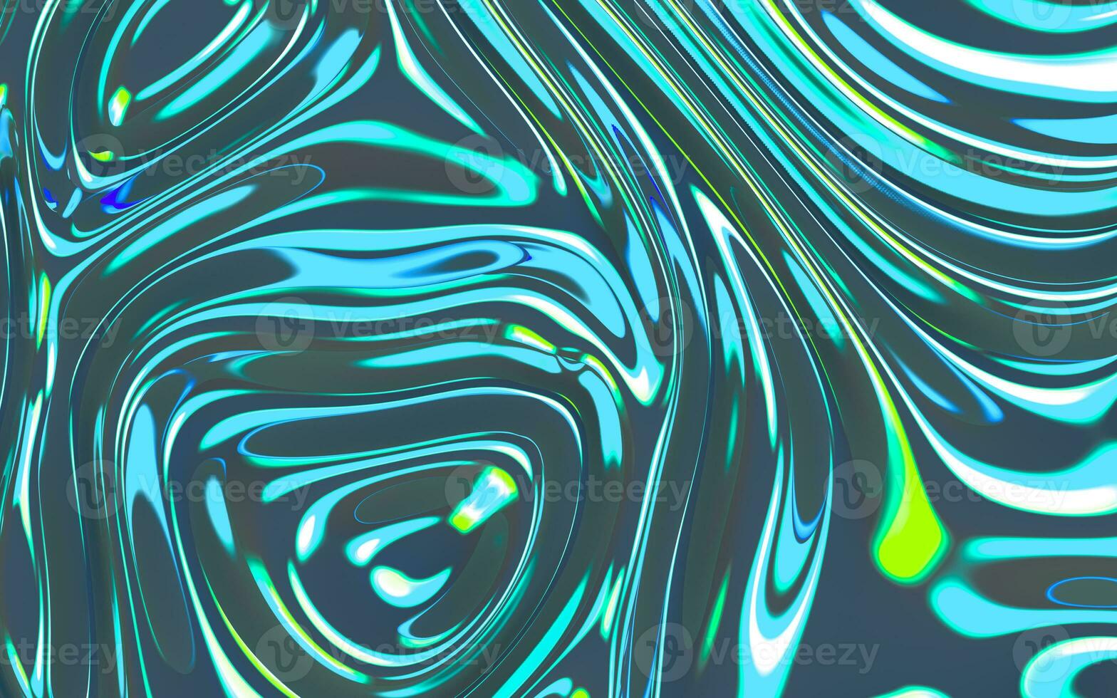 Gradient wave cloth, fluid color background, 3d rendering. photo