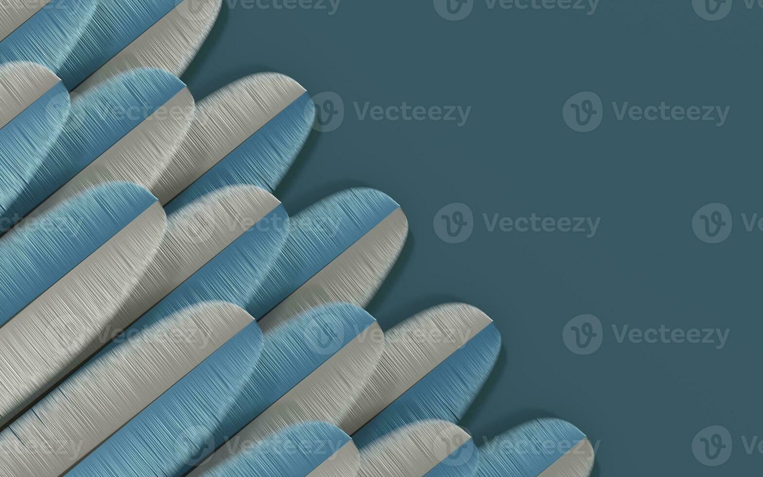 Creative soft feather background, 3d rendering. photo