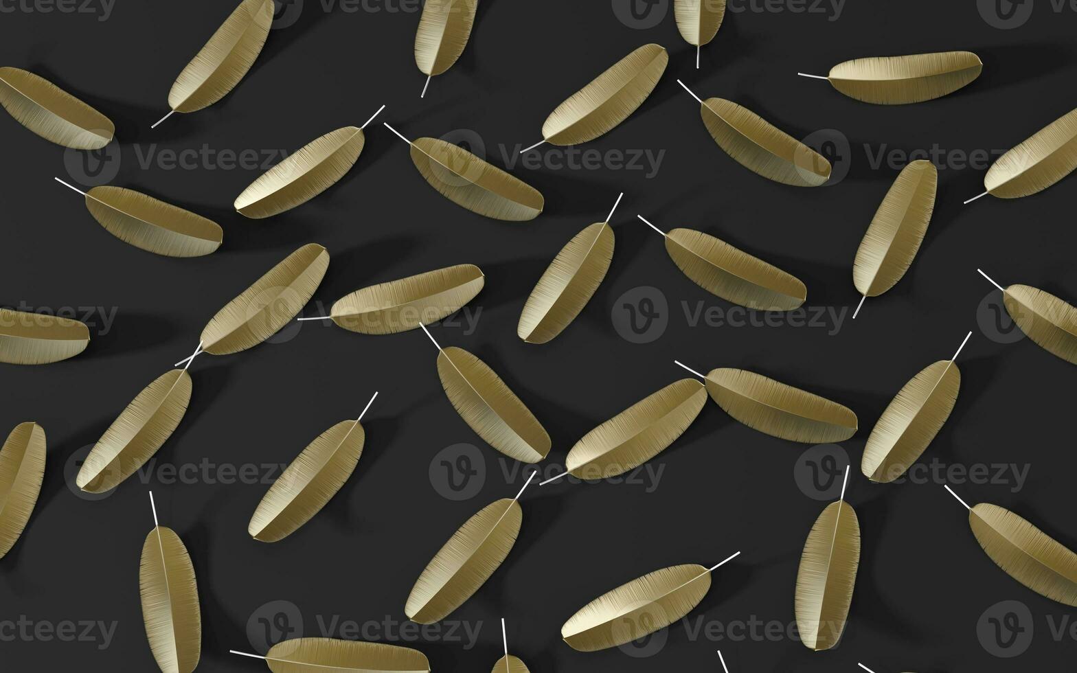Creative soft feather background, 3d rendering. photo