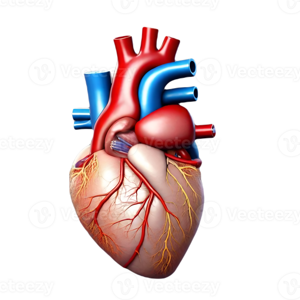 umano cuore ai generativo png