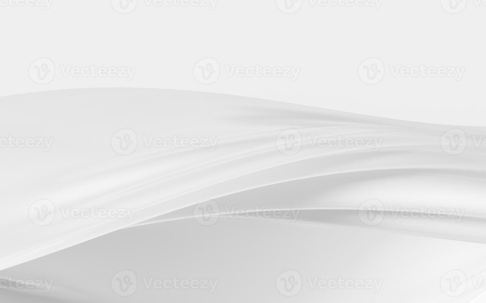 Flowing clothes with white background, 3d rendering. photo