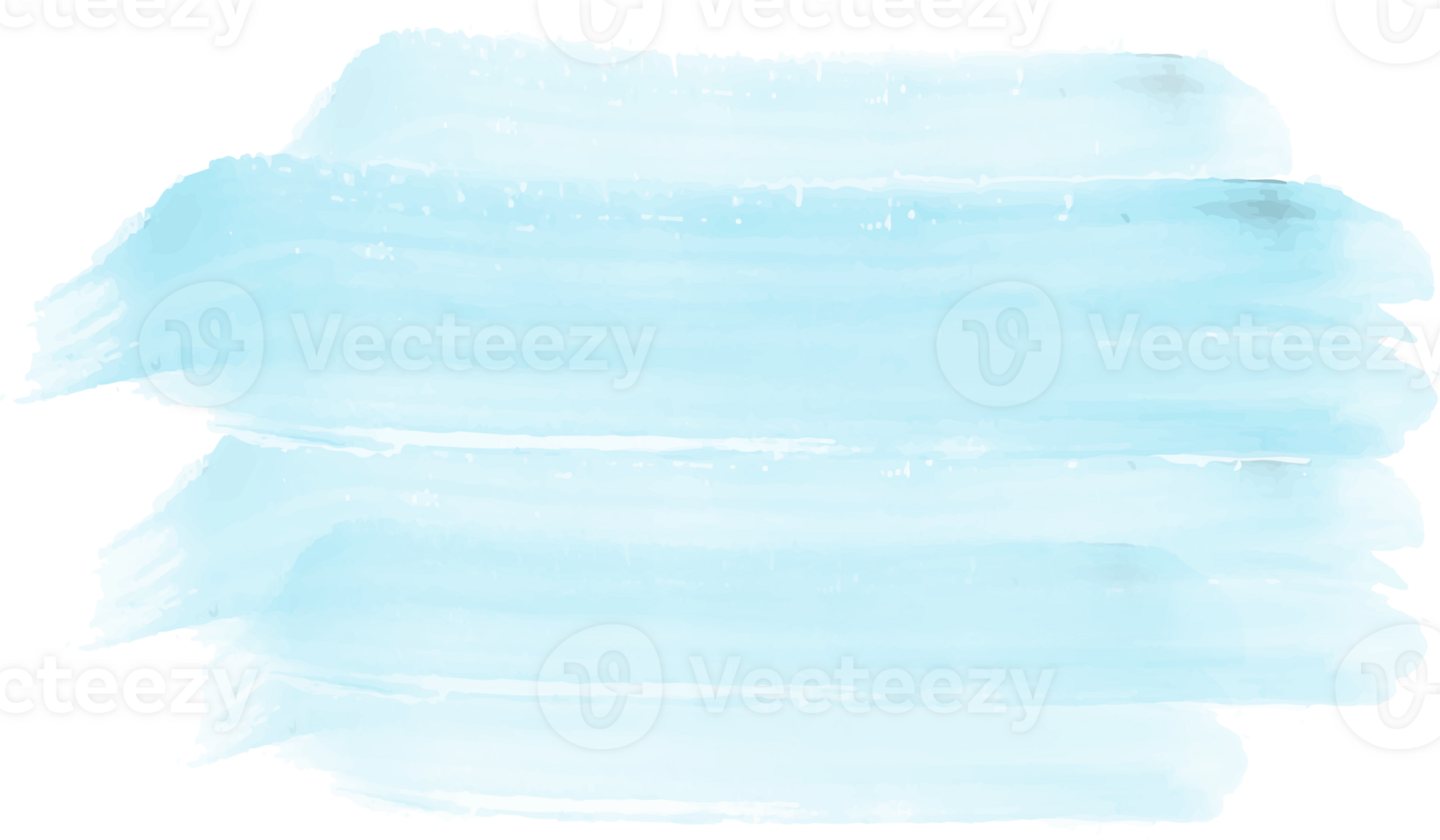 simple minimalist light Blue watercolor stroke png