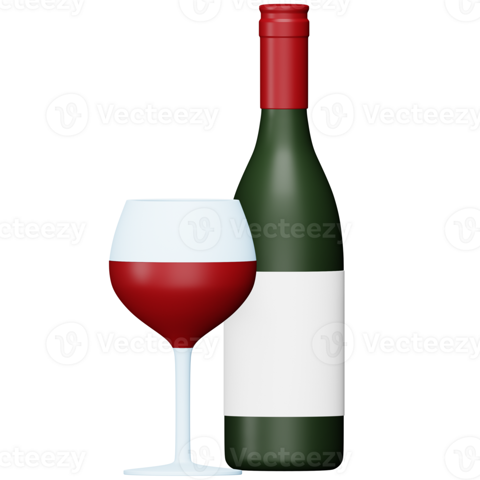 Drink 3d rendering isometric icon. png