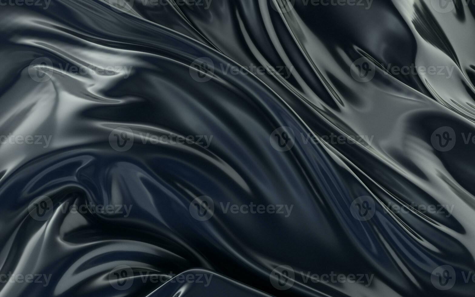 Flowing cloth, wave pattern, 3d rendering. photo
