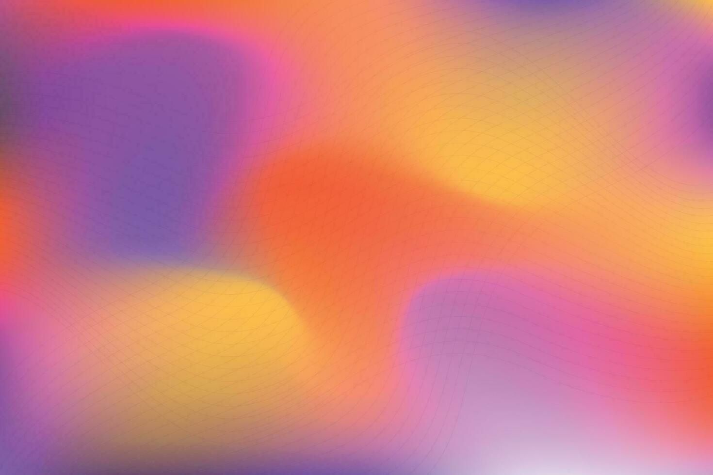 Funky blur wavy abstract colorful background vector