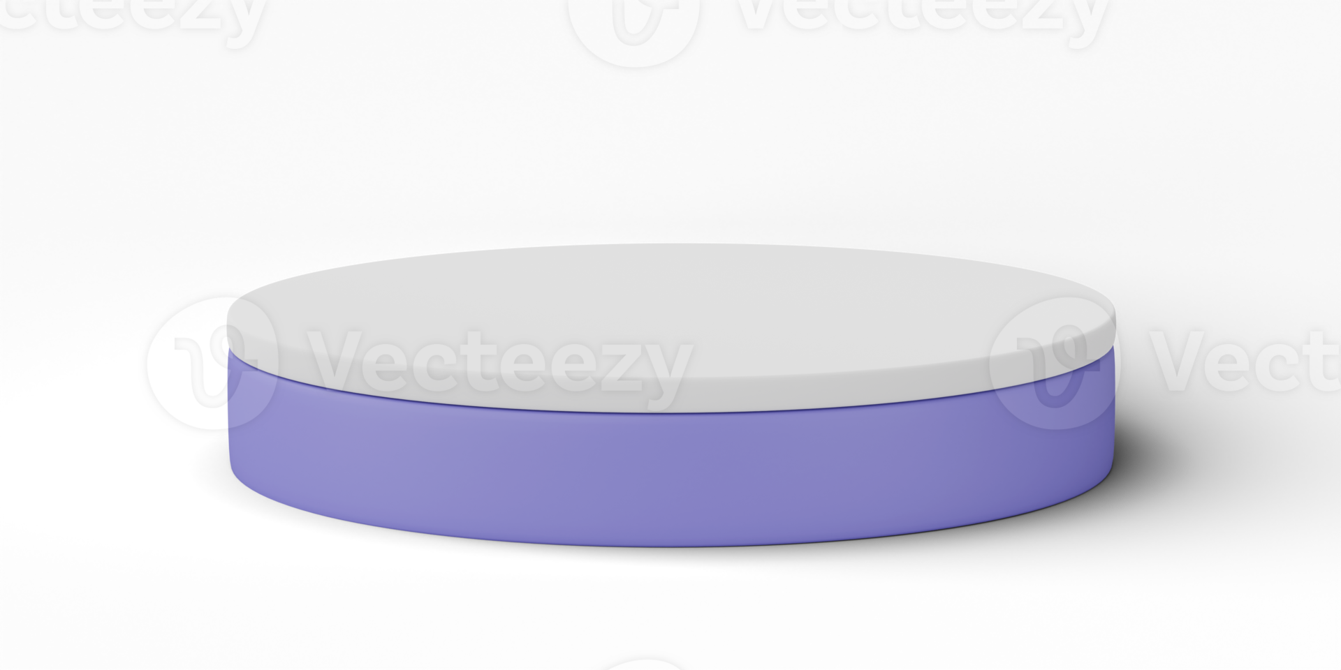 3D, cylinder podium display scene of minimal geometric platform base isolated on transparent background png file