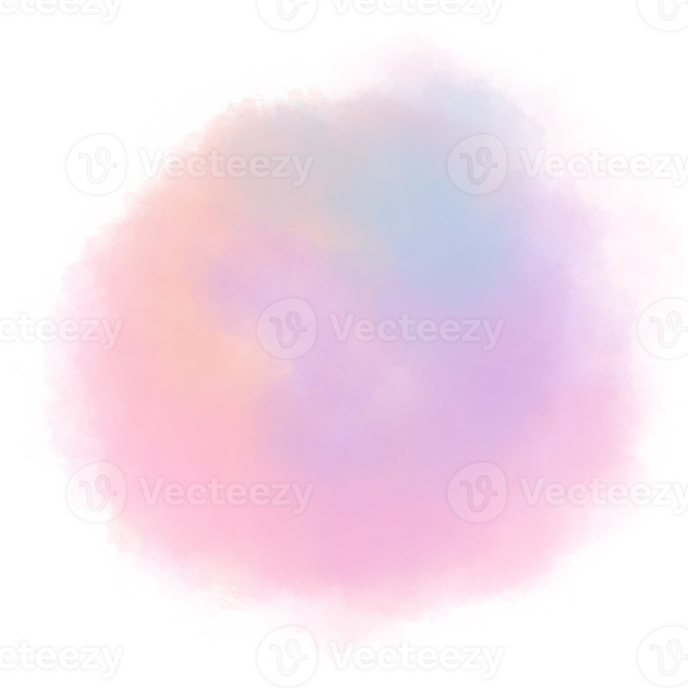 Pastel abstract watercolor background, banner png