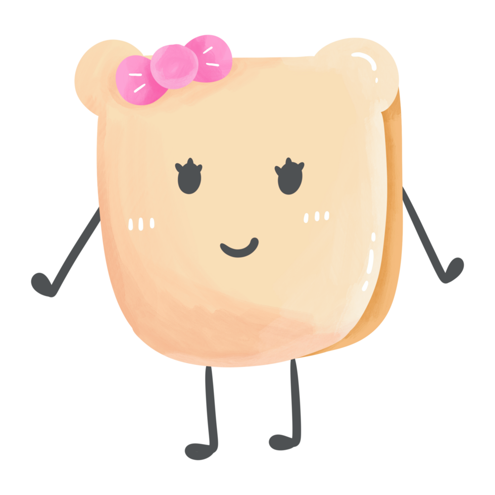 süße Brotillustration png