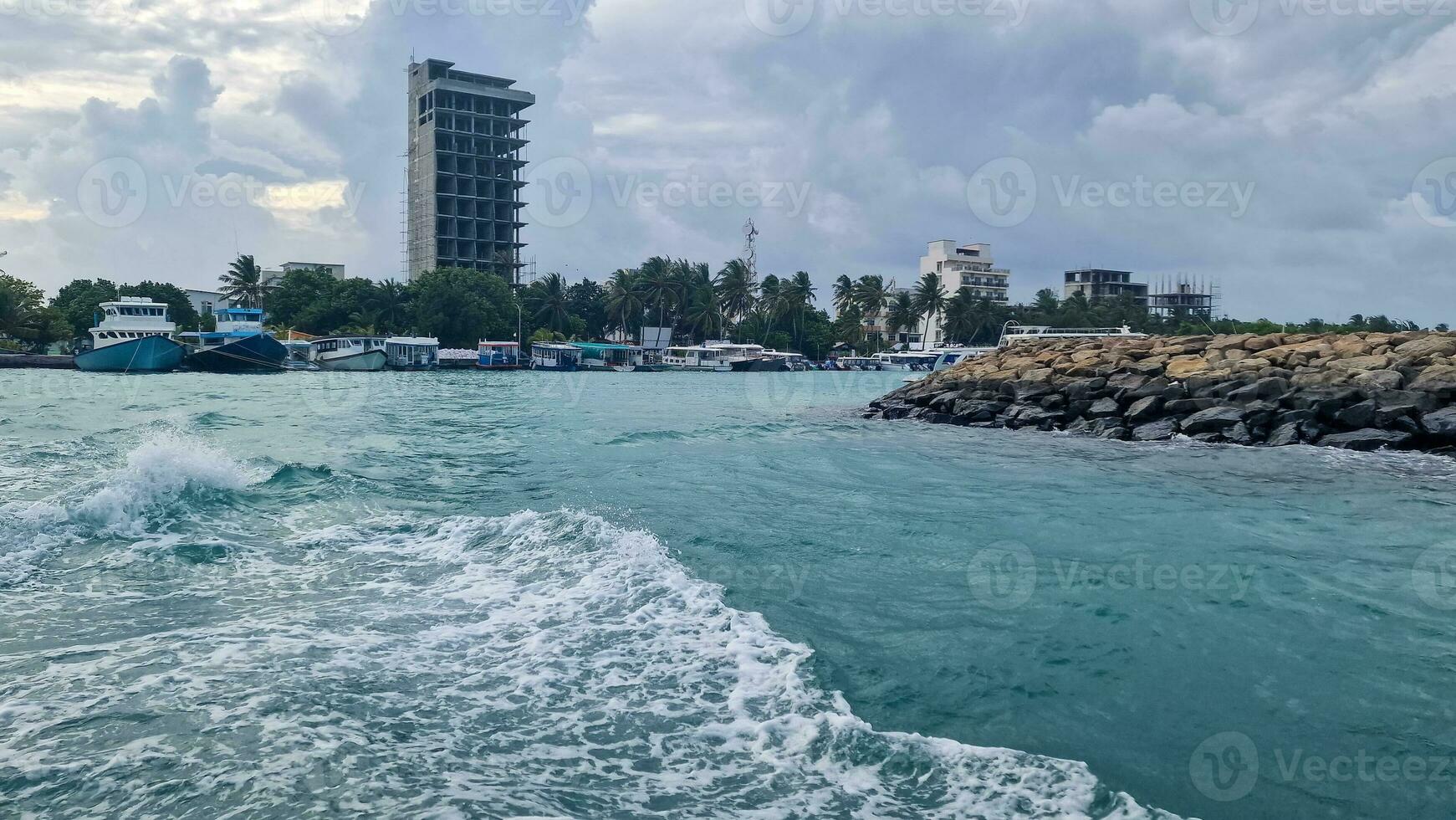 paraíso Maldivas, no solamente turquesa agua y blanco playas... foto