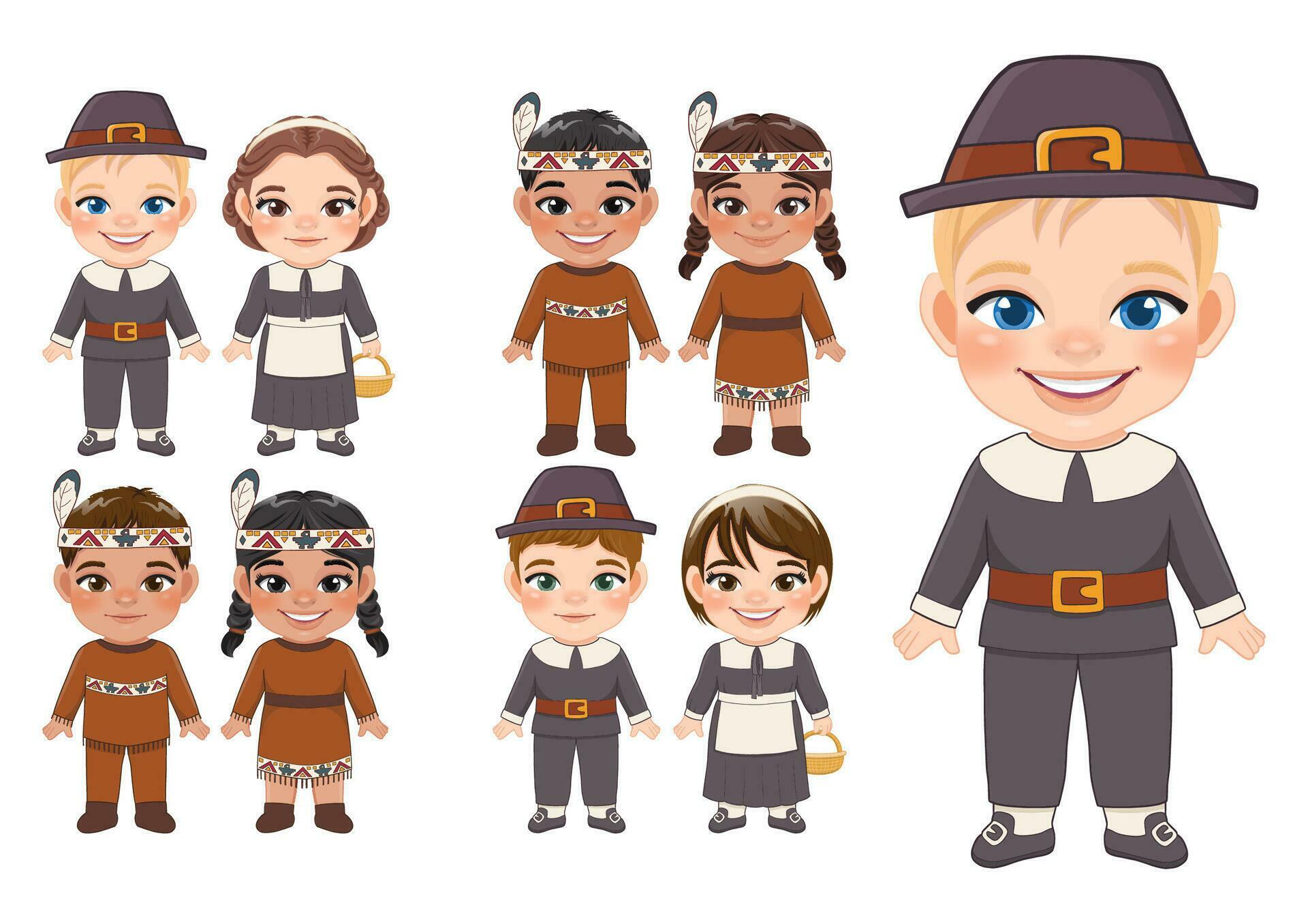 happy-thanksgiving-pilgrim-and-native-american-indian-costume-boy-and