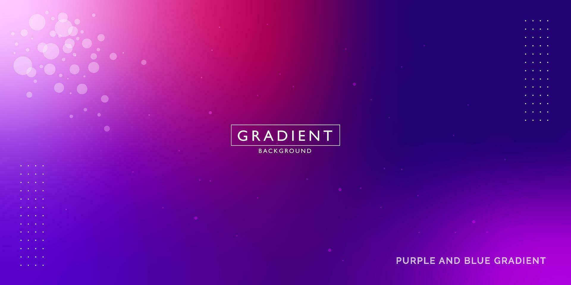 Purple and Blue Gradient Background or Gradient Abstract Background or Full Color Abstract Background vector