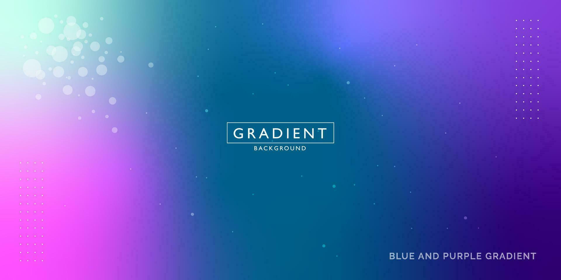 Purple and Blue Gradient Background or Gradient Abstract Background or Full Color Abstract Background vector