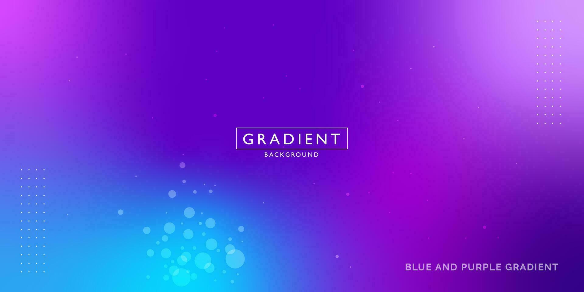 Purple and Blue Gradient Background or Gradient Abstract Background or Full Color Abstract Background vector